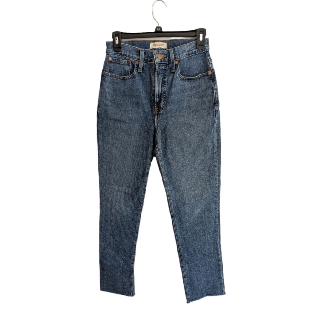 Women's Madewell The Perfect Vintage Blue Ankle Cropped Jeans Size 26